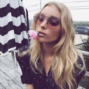 Oliver Peoples ROCKMORE Rosey photochromic aviator sunglasses